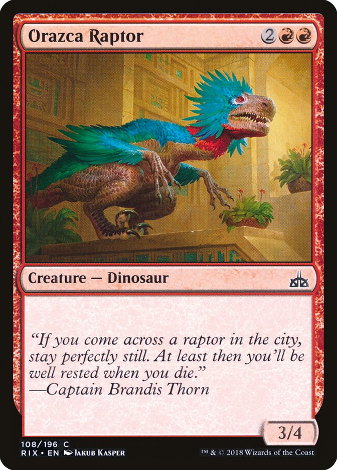 Orazca Raptor [Rivals of Ixalan] | Boutique FDB TCG