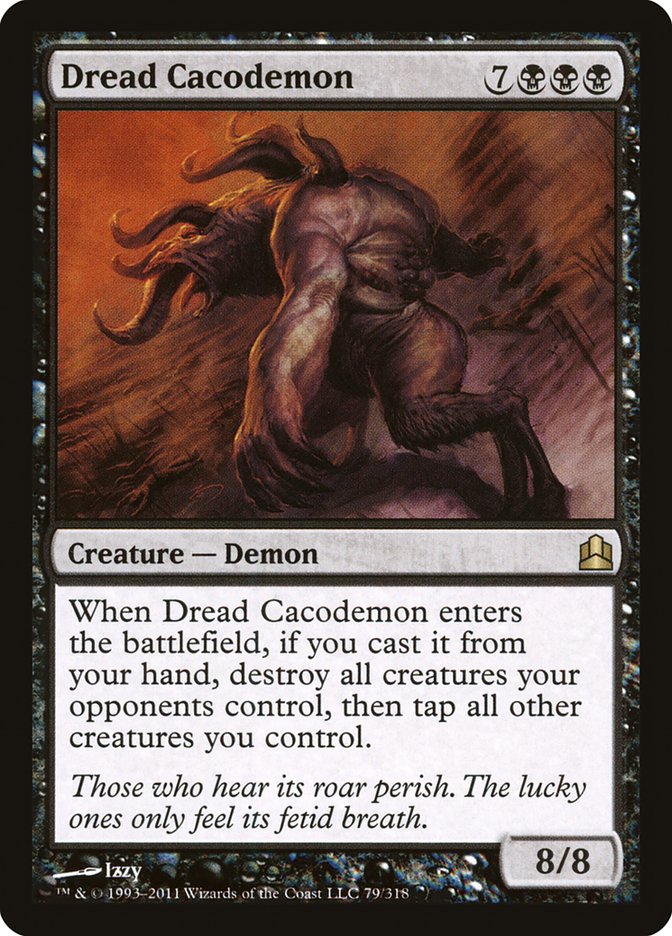 Dread Cacodemon [Commander 2011] | Boutique FDB TCG