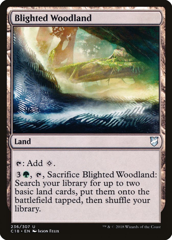 Blighted Woodland [Commander 2018] | Boutique FDB TCG