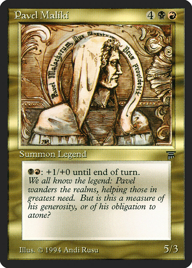 Pavel Maliki [Legends] | Boutique FDB TCG