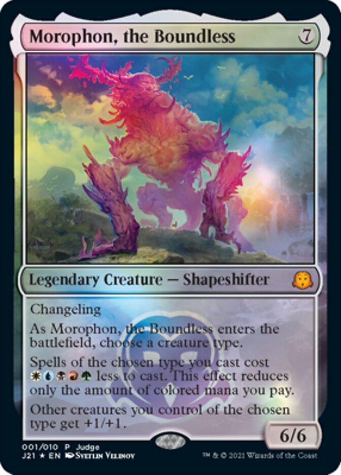 Morophon, the Boundless [Judge Gift Cards 2021] | Boutique FDB TCG