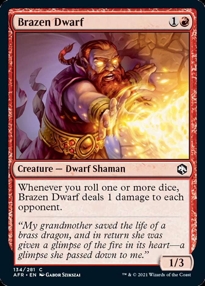 Brazen Dwarf [Dungeons & Dragons: Adventures in the Forgotten Realms] | Boutique FDB TCG