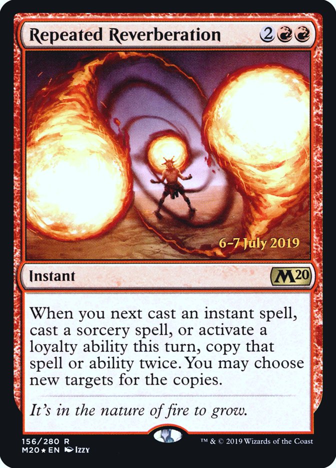 Repeated Reverberation [Core Set 2020 Prerelease Promos] | Boutique FDB TCG