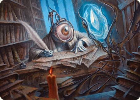 Unblinking Observer Art Card [Innistrad: Midnight Hunt Art Series] | Boutique FDB TCG