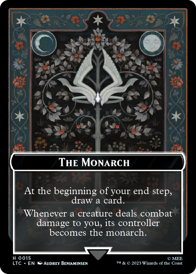 The Monarch // Treasure Double-Sided Token [The Lord of the Rings: Tales of Middle-Earth Commander Tokens] | Boutique FDB TCG