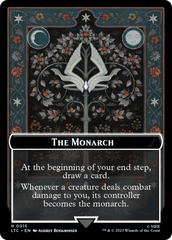 The Monarch // Treasure Double-Sided Token [The Lord of the Rings: Tales of Middle-Earth Commander Tokens] | Boutique FDB TCG