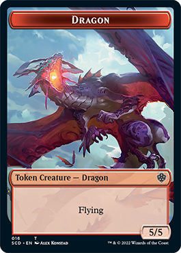 Dragon // Dragon Double-Sided Token [Starter Commander Decks] | Boutique FDB TCG