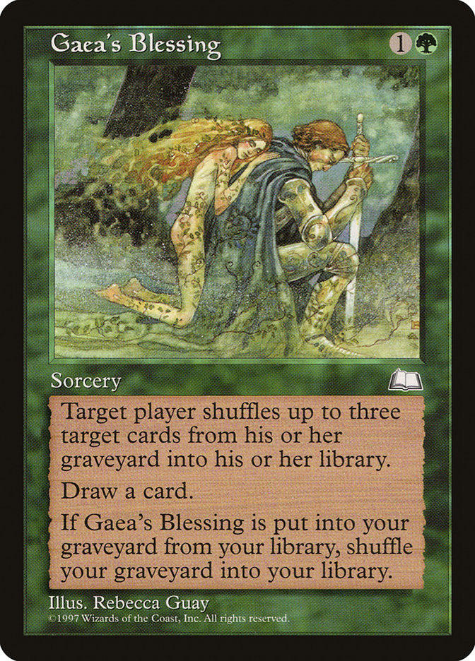 Gaea's Blessing [Weatherlight] | Boutique FDB TCG