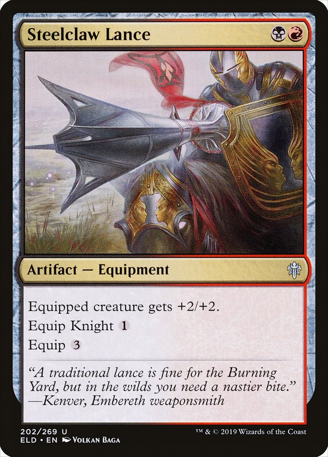 Steelclaw Lance [Throne of Eldraine] | Boutique FDB TCG