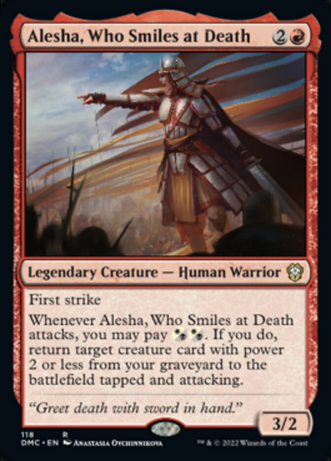 Alesha, Who Smiles at Death [Dominaria United Commander] | Boutique FDB TCG