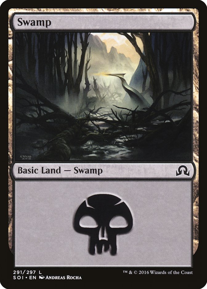 Swamp (291) [Shadows over Innistrad] | Boutique FDB TCG