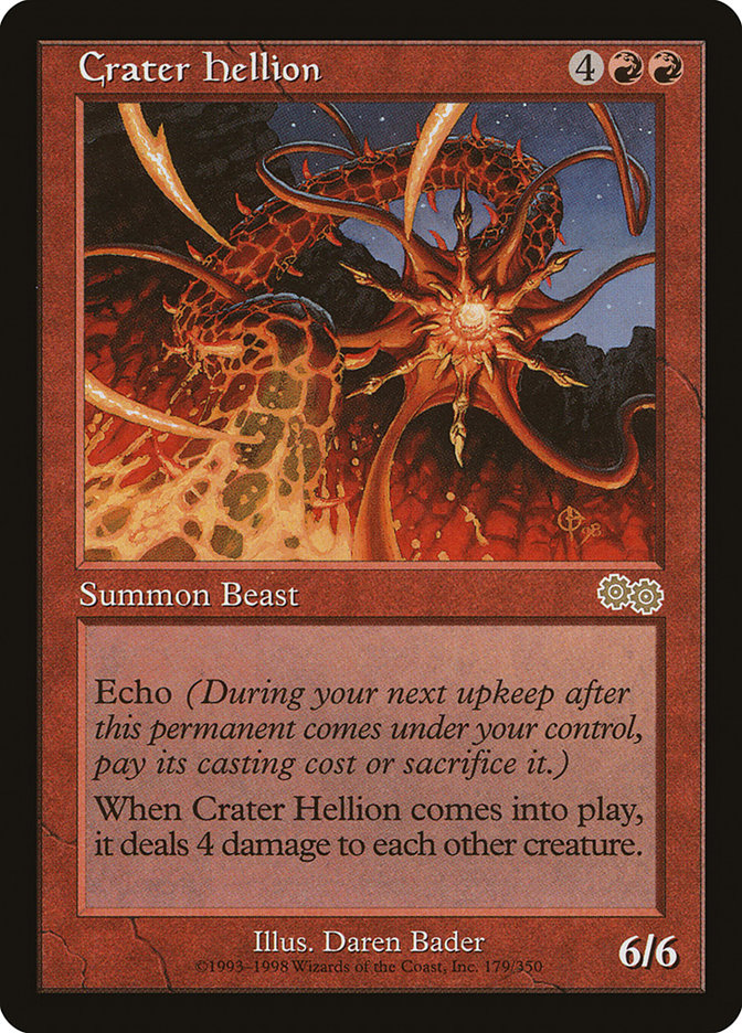 Crater Hellion [Urza's Saga] | Boutique FDB TCG