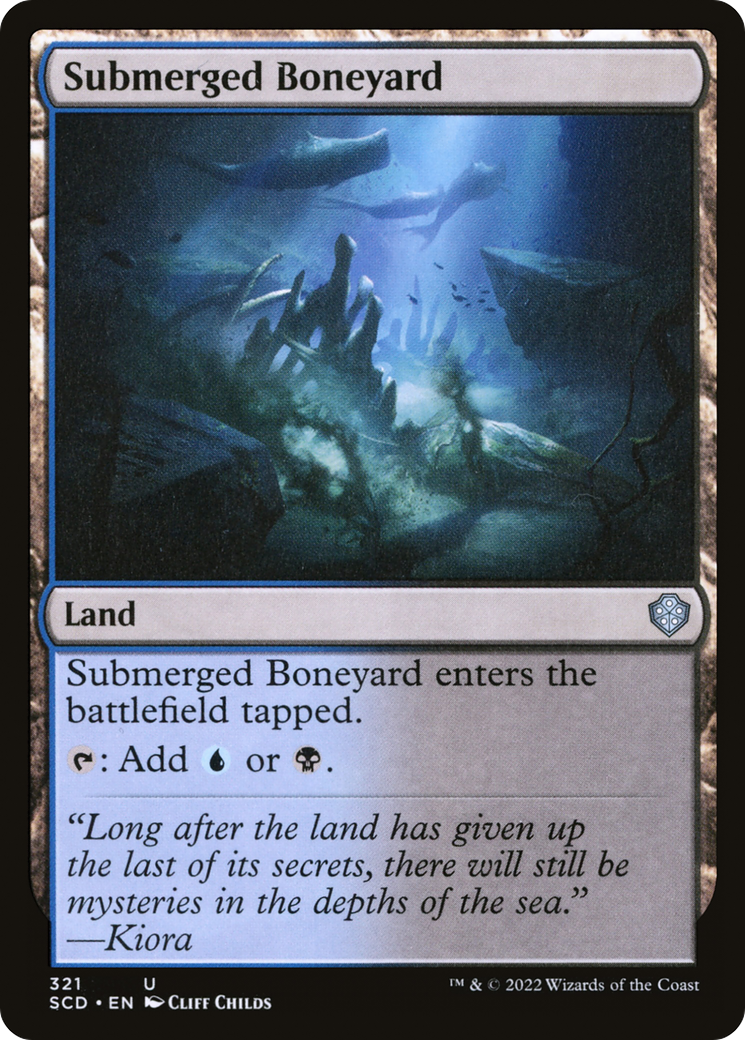 Submerged Boneyard [Starter Commander Decks] | Boutique FDB TCG