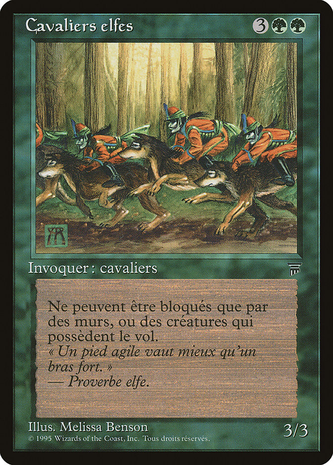 Elven Riders (French) - "Cavaliers elfes" [Renaissance] | Boutique FDB TCG