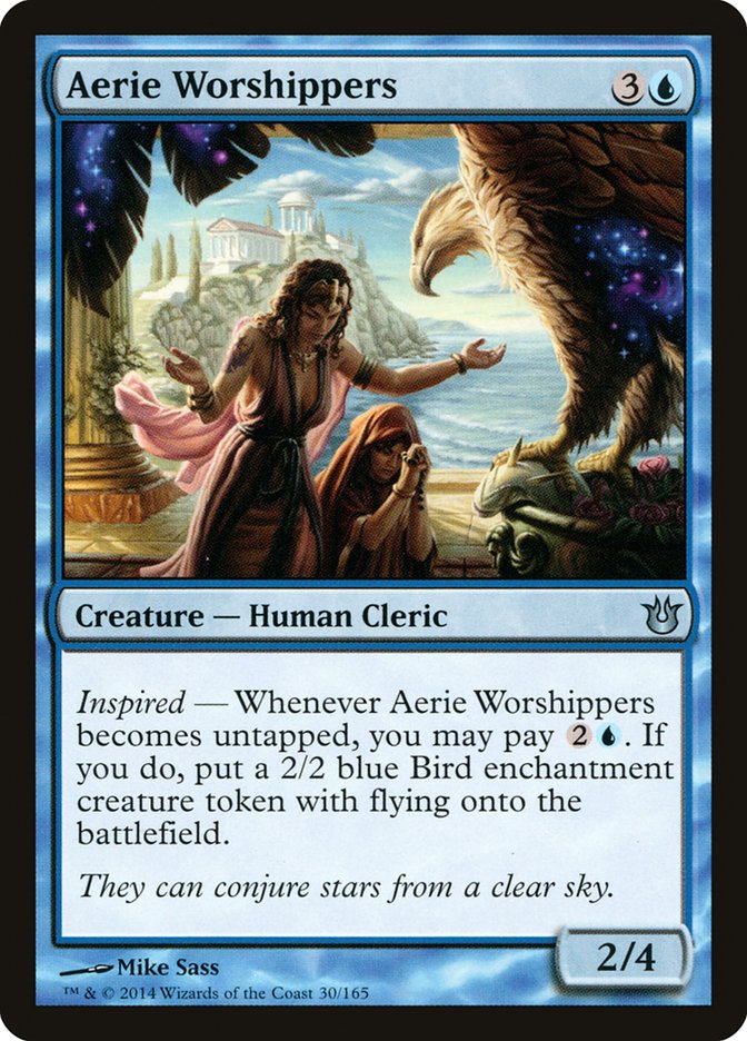 Aerie Worshippers [Born of the Gods] | Boutique FDB TCG