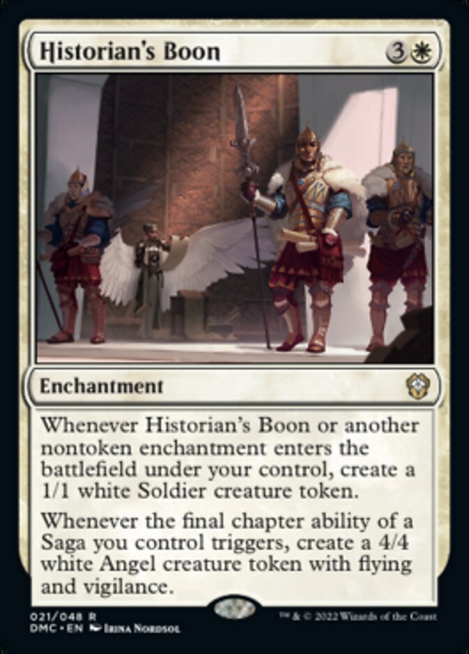 Historian's Boon [Dominaria United Commander] | Boutique FDB TCG