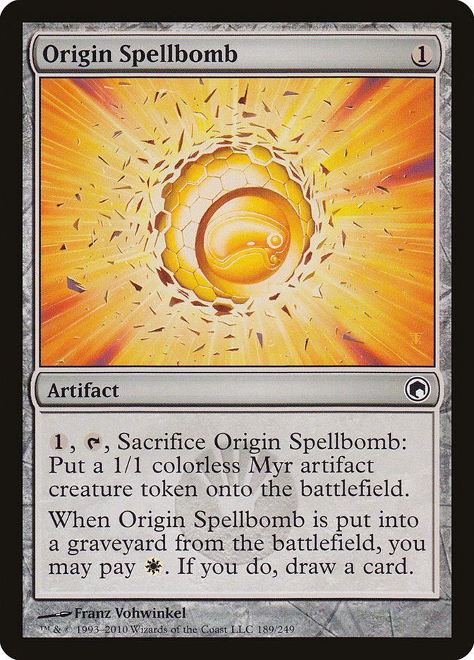 Origin Spellbomb [Scars of Mirrodin] | Boutique FDB TCG