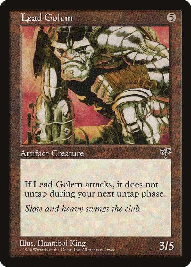 Lead Golem [Mirage] | Boutique FDB TCG
