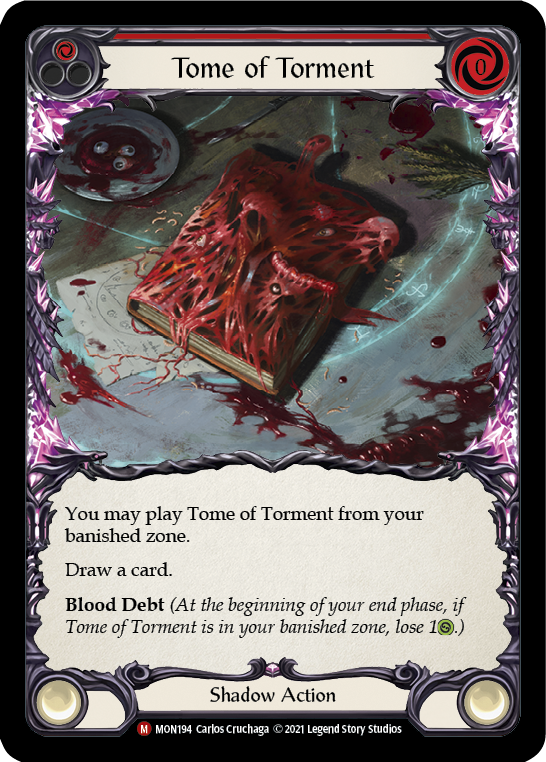 Tome of Torment [MON194] (Monarch)  1st Edition Normal | Boutique FDB TCG