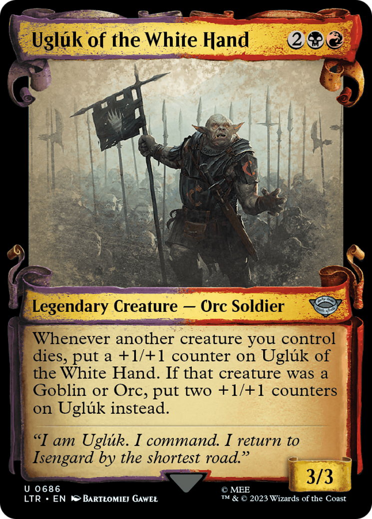 Ugluk of the White Hand [The Lord of the Rings: Tales of Middle-Earth Showcase Scrolls] | Boutique FDB TCG