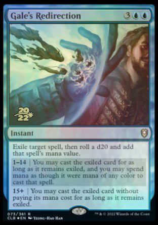 Gale's Redirection [Commander Legends: Battle for Baldur's Gate Prerelease Promos] | Boutique FDB TCG