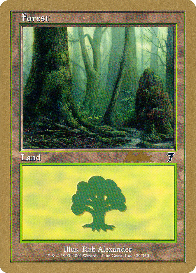 Forest (329) (Brian Kibler) [World Championship Decks 2002] | Boutique FDB TCG