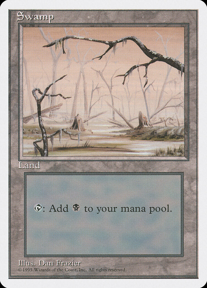 Swamp (371) [Fourth Edition] | Boutique FDB TCG