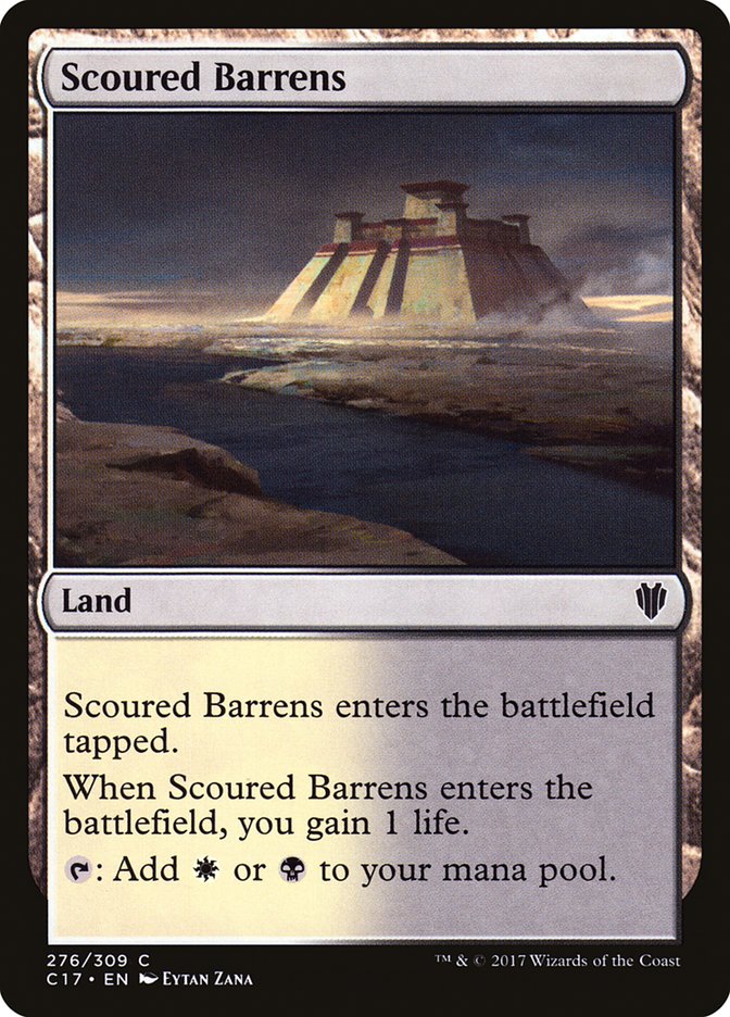 Scoured Barrens [Commander 2017] | Boutique FDB TCG