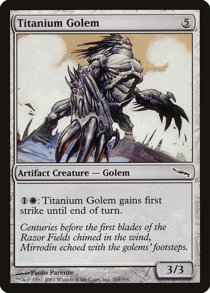 Titanium Golem [Mirrodin] | Boutique FDB TCG