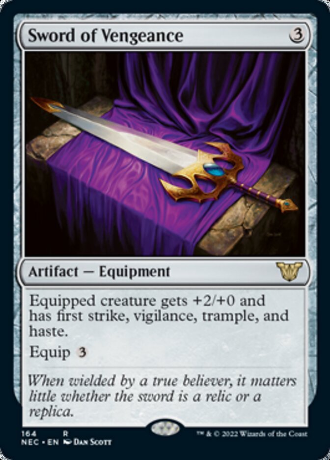 Sword of Vengeance [Kamigawa: Neon Dynasty Commander] | Boutique FDB TCG