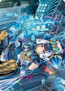 Covert Technician Art Card [Kamigawa: Neon Dynasty Art Series] | Boutique FDB TCG