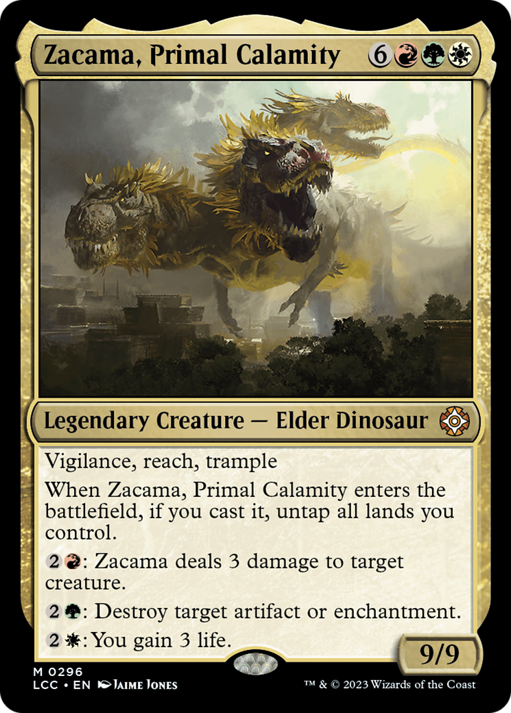 Zacama, Primal Calamity [The Lost Caverns of Ixalan Commander] | Boutique FDB TCG