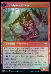 Ill-Tempered Loner // Howlpack Avenger [Innistrad: Crimson Vow Prerelease Promos] | Boutique FDB TCG