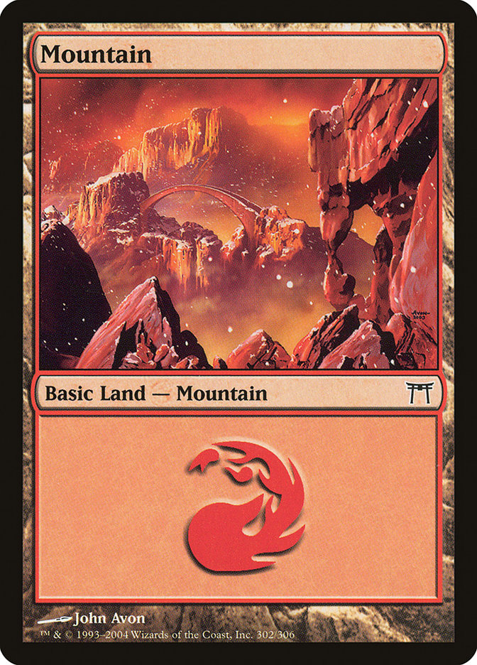 Mountain (302) [Champions of Kamigawa] | Boutique FDB TCG