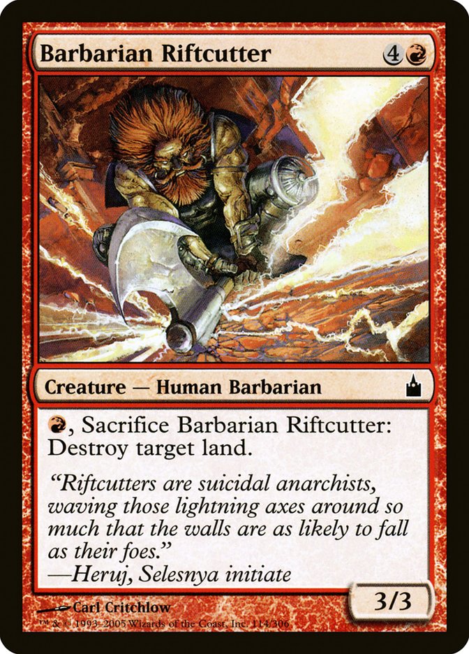 Barbarian Riftcutter [Ravnica: City of Guilds] | Boutique FDB TCG