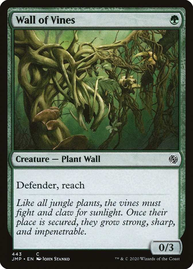 Wall of Vines [Jumpstart] | Boutique FDB TCG