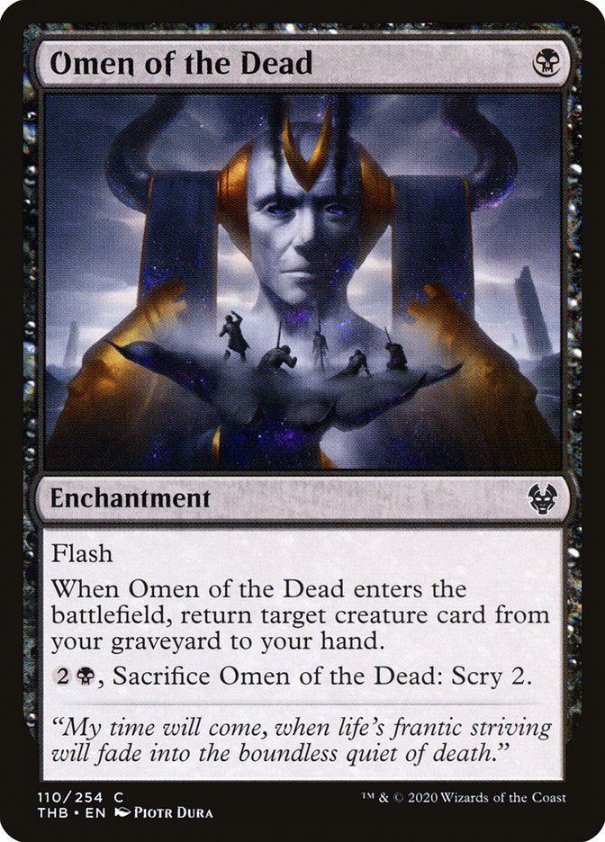 Omen of the Dead [Theros Beyond Death] | Boutique FDB TCG