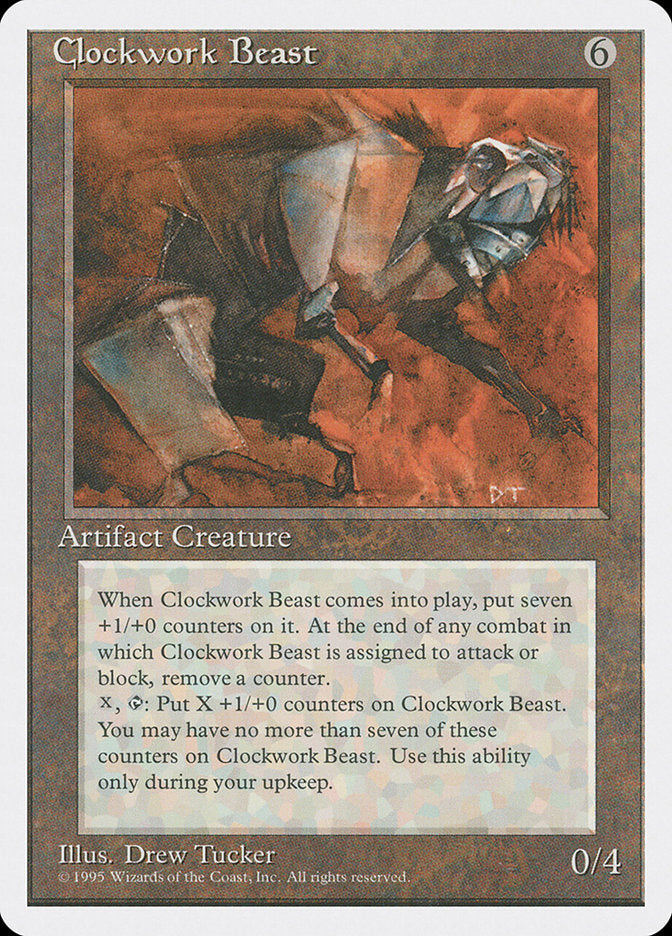 Clockwork Beast [Fourth Edition] | Boutique FDB TCG