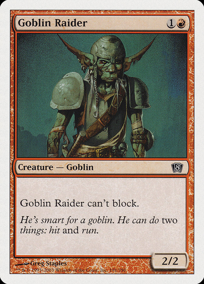 Goblin Raider [Eighth Edition] | Boutique FDB TCG