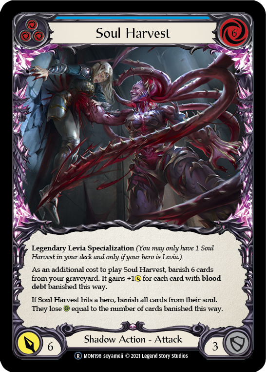 Soul Harvest [U-MON198-RF] (Monarch Unlimited)  Unlimited Rainbow Foil | Boutique FDB TCG