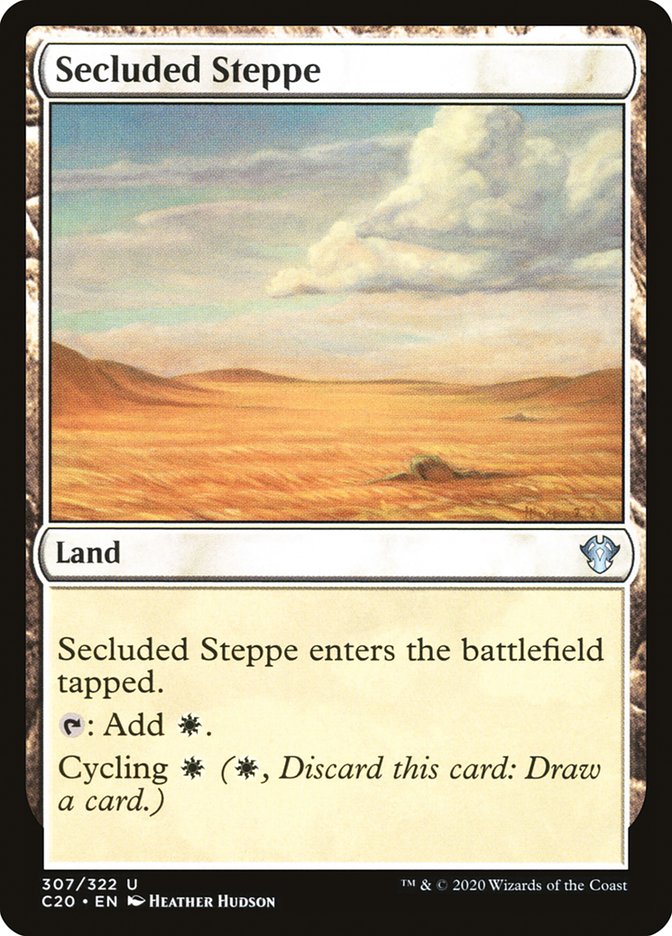 Secluded Steppe [Commander 2020] | Boutique FDB TCG