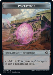 Powerstone // Golem Double-Sided Token [The Brothers' War Tokens] | Boutique FDB TCG