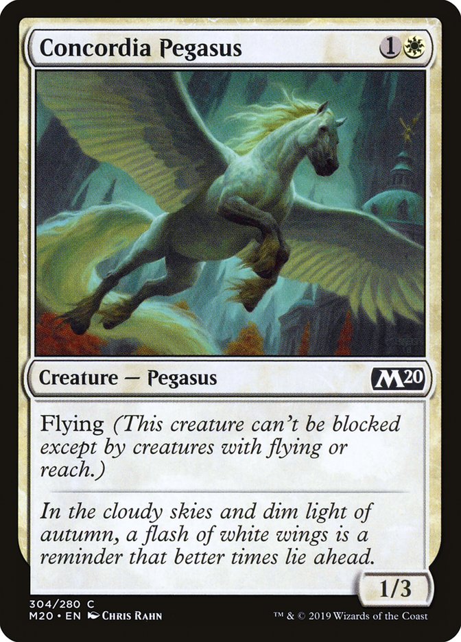 Concordia Pegasus [Core Set 2020] | Boutique FDB TCG