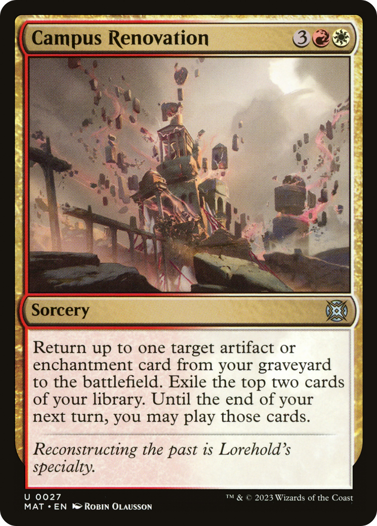 Campus Renovation [March of the Machine: The Aftermath] | Boutique FDB TCG