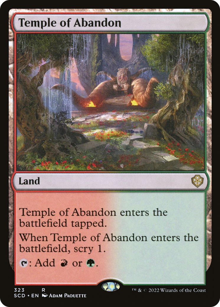 Temple of Abandon [Starter Commander Decks] | Boutique FDB TCG