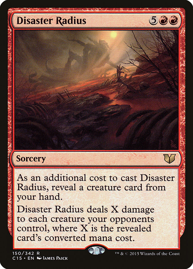 Disaster Radius [Commander 2015] | Boutique FDB TCG