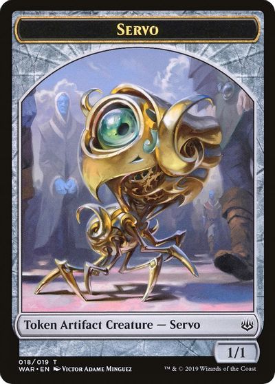 Servo // Dragon Double-Sided Token [Challenger Decks 2020 Tokens] | Boutique FDB TCG