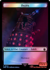 Dalek // Beast Double-Sided Token (Surge Foil) [Doctor Who Tokens] | Boutique FDB TCG