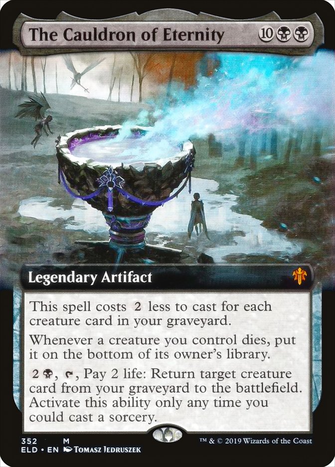 The Cauldron of Eternity (Extended Art) [Throne of Eldraine] | Boutique FDB TCG