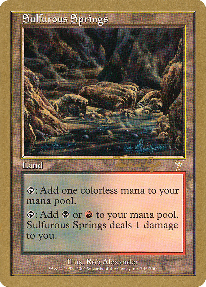 Sulfurous Springs (Tom van de Logt) [World Championship Decks 2001] | Boutique FDB TCG